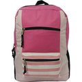 Harvest Harvest LM202 Pink 600D Poly Backpack; 18 x 13 x 5.5 in. LM202 Pink